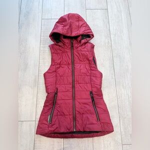 Icebreaker Wool Vest with Collar and Hood